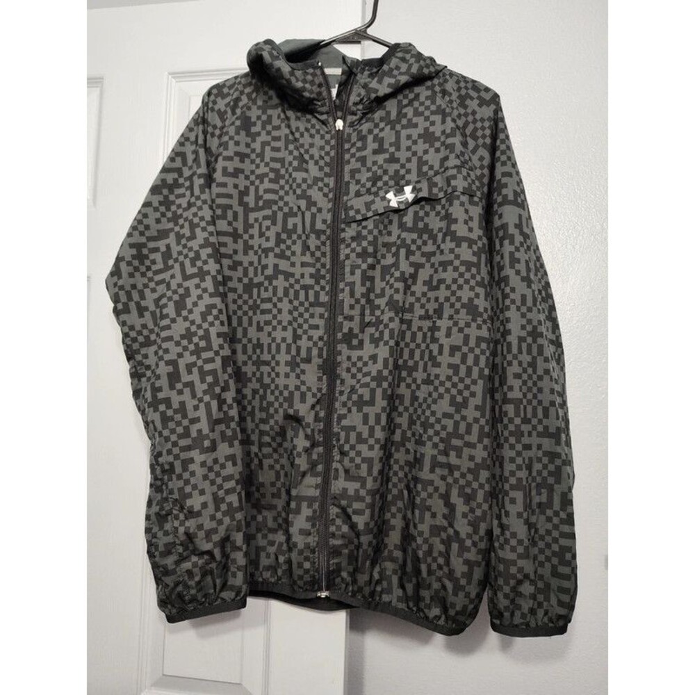 Under Armour Sportstyle lightweight Fishtail Digital Camo windbreaker mens XL